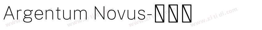 Argentum Novus字体转换